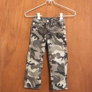 Boys True Religion Camouflage Pants